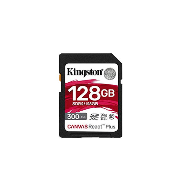 Kingston Canvas React Plus 128GB SDXC 300MB/s 記憶卡